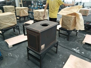 Estufas de Leña Chimeneas para Hogar 14 kW Estufa de Hierro Fundido <span class=keywords><strong>Precio</strong></span> de Fábrica - Product Image 6