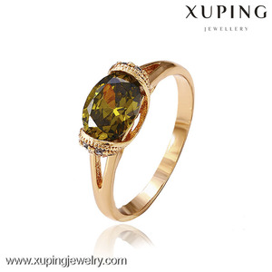 12475 de China al por mayor de <span class=keywords><strong>Xuping</strong></span> 18 K <span class=keywords><strong>oro</strong></span> chapado delicado joyería anillos de diseño para mujeres - Product Image 3
