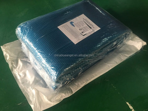 Couverture de piscine bleue argentée de haute qualité, couverture solaire automatique pour piscine en mousse à bulles - Product Image 3