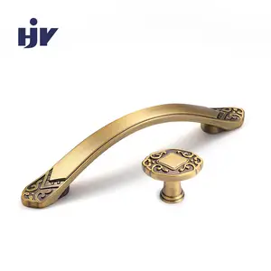 HJY Classical style CTC96MM furniture universal handle cabinet knobs wholesale