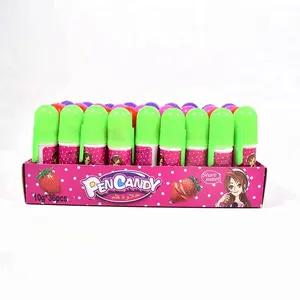 Manufacturers multi-colored sweet lipstick lollipop candy for sale
