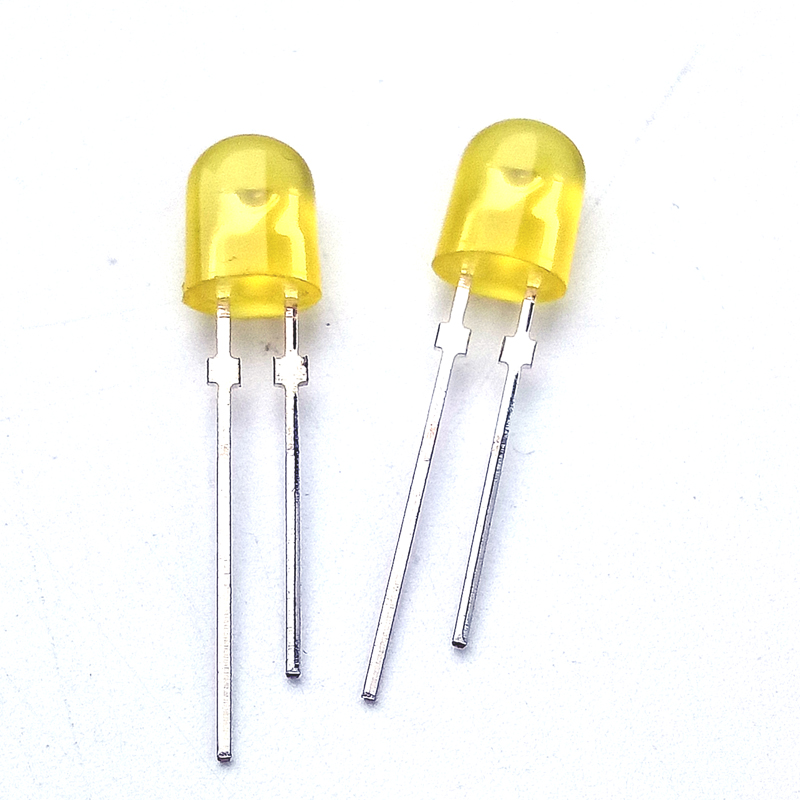 5 мм 546 овальный светодиодный Диод желтого цвета для светодиодного дисплея