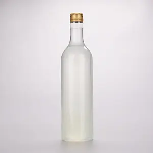 Bouteilles en plastique pour jus 750 ml Volume grande capacité emballage de bouteille en plastique PET Transparent 1 litre bouteille de boissons non alcoolisées