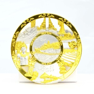 Piastre Metalliche Souvenir Turistiche Personalizzate con Logo Inciso, Placcate Oro e Argento Anticato, Vendita all'Ingrosso - Product Image 3