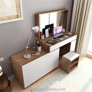 Comò economico utile in stile moderno con specchio per l'applicazione della camera da letto - Product Image 2