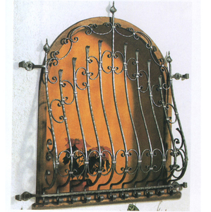 NGHỆ THUẬT Gang Cửa Sổ Nướng Thiết Kế Chất Lượng Cao Tùy Chỉnh Fancy An Ninh Đơn Giản Giá Rẻ - Product Image 5