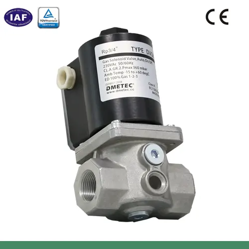 Dn15 клапан запорного клапана высокого давления с регулируемым расходом газа