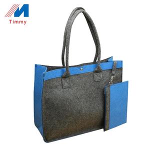 Vente en gros de sacs à provisions en tissu feutre recyclable écologique imprimés personnalisés Rangement de voyage Emballage de vêtements Caractéristiques de compression - Product Image 5