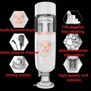 Masturbador Masculino con Vibración y Succión de Aire, Juguete Sexual con Pistón Automático Telescópico, Máquina de Masturbación Masculina de Manos Libres - Product Image 3
