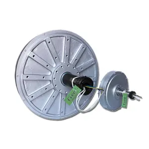 5kW 150 rpm נמוך להתחיל מומנט, טורבינת רוח, גנרטור מגנט קבוע coreless דיסק