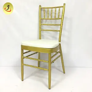 Foshan дешевый золотой железный стул chiavari для банкета