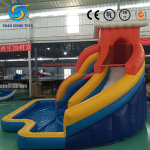 Maison En Utilisant <span class=keywords><strong>Mini</strong></span> Gonflable Videur Combo Avec <span class=keywords><strong>Toboggan</strong></span> <span class=keywords><strong>Toboggan</strong></span> de La Piscine D'été Plaisir de L'eau Pour Enfant - Product Image 2