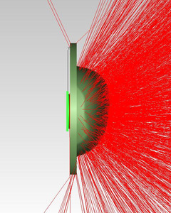 Qualité optique haute borosilicate <span class=keywords><strong>LED</strong></span> rue lumière lentille en verre pour <span class=keywords><strong>everlight</strong></span> cob source de lumière - Product Image 3