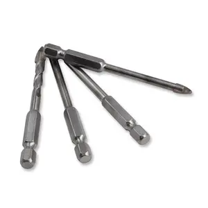 Zand Gestraald Hex Shank Cross Tungsten Carbide Glas Boor Lowes