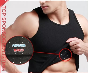 Rongrong <strong>Compression</strong> Stomach Girdle Tank Top Body Shaper <strong>Vest</strong> <strong>for</strong> <strong>Men</strong> - Product Image 2