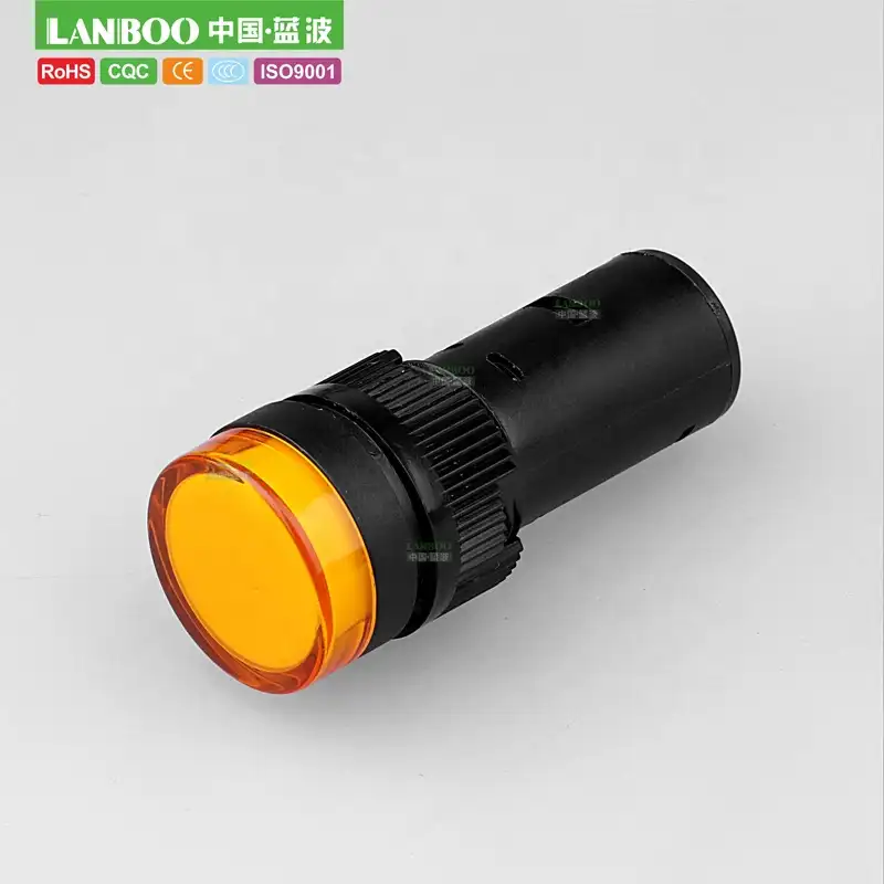 Светодиодный индикатор сигнала Lanboo AD16, 16 мм, 220 В переменного тока, красный, зеленый, желтый