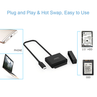 FIDECO usb 3,0 a sata convertidor usb tipo c usb 3,0 sata ssd cable con led