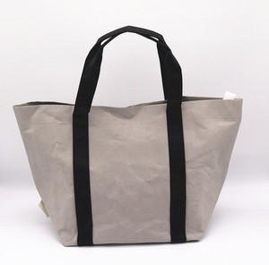 Jeans personalizzati Etichette <span class=keywords><strong>di</strong></span> <span class=keywords><strong>Carta</strong></span> Handag/lavabile kraft paper Borsa Delle Donne All'ingrosso - Product Image 1