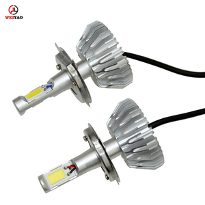 Weiyao led lumière ampoule V2 9003 dimmable led ampoule double couleur clignotant led phare - Product Image 2