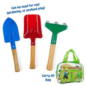 <strong>Kid</strong> Toys <strong>Kids</strong> <strong>Gardening</strong> <strong>Set</strong> Includes Sturdy Tote Bag, Watering Can, Shovel, Rake, and Trowel - <strong>Kids</strong> Garden Tools - Product Image 3