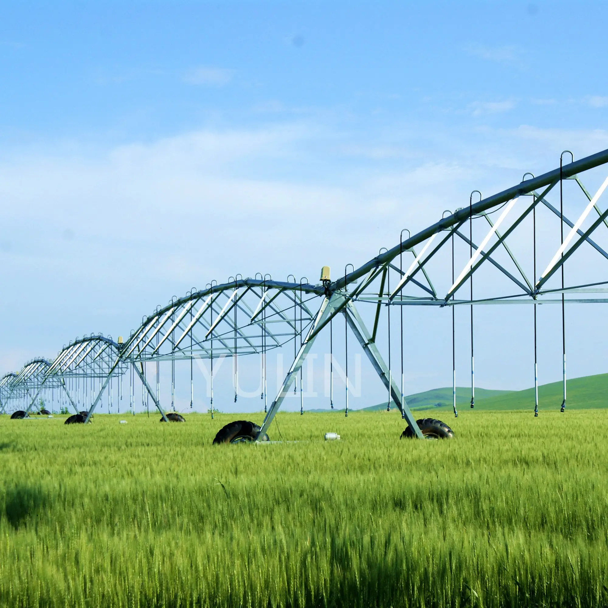 Farm Fixed Center Pivot Irrigação Sistema com Alta Qualidade Gearbox Bomba Para Venda em Preço Baixo