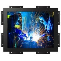 19 inç endüstriyel Full HD LED monitör güneş ışığı okunabilir 4:3 en boy oranı VGA girişi açık çerçeve Video ince direnç ekranı