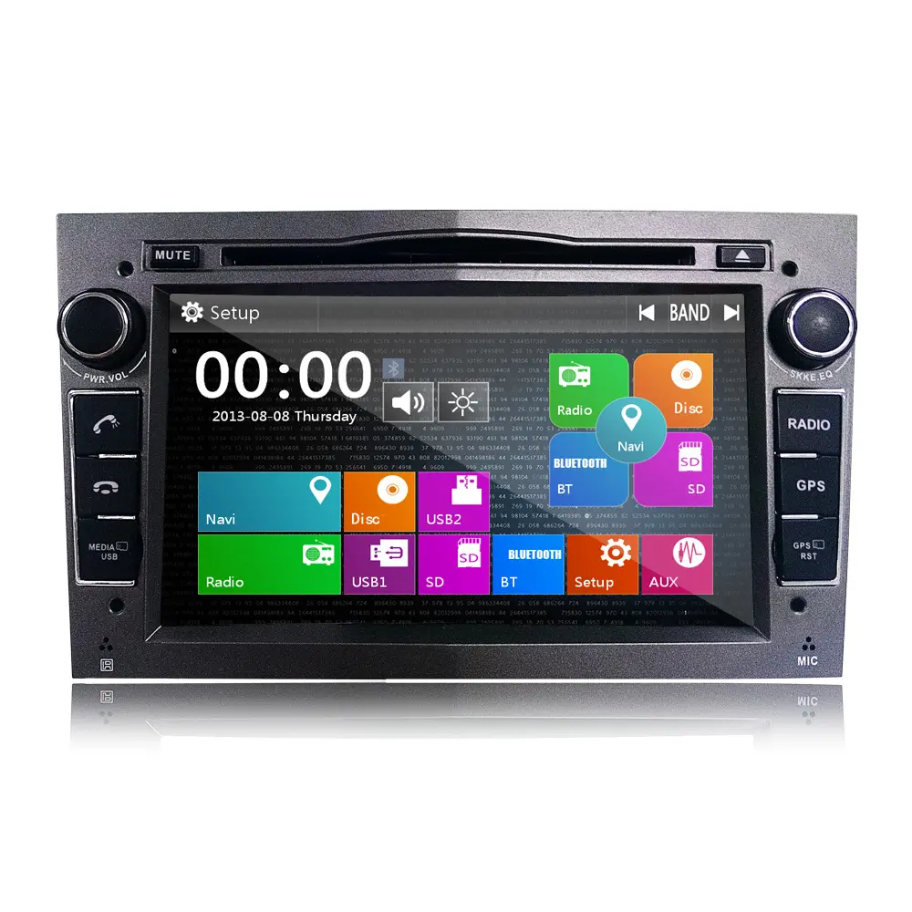 Winmark 7 Inch 2 Din Auto Audio Dvd-speler Met Touchscreen GPS BT Radio EX-3G EX-TV Voor Opel (2006-2011) DJ7060