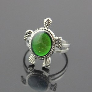 <span class=keywords><strong>Anillo</strong></span> con forma <span class=keywords><strong>de</strong></span> <span class=keywords><strong>tortuga</strong></span> que cambia <span class=keywords><strong>de</strong></span> Color, MZ-07, venta al por mayor - Product Image 3
