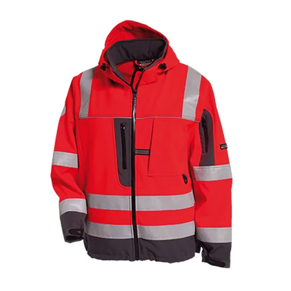 Rosso abbigliamento da lavoro giacca hi-vis riflettente/di sicurezza caldo giacca di volo