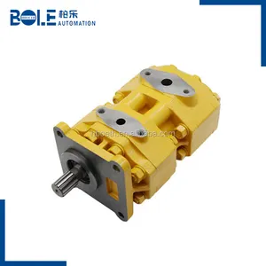 Pompa roda gigi tekanan tinggi bulldoser D53/D75-3 pompa transmisi 07400-30100 pompa ganda hidrolik dengan kualitas terbaik