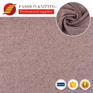 Chino de lujo textiles estilo personalizado 2*2 shinning costilla trama hacci tela - Product Image 1