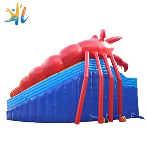 Huale 2019 popular giant inflatable combo dry Slide Locust Slide with gorilla for the kids from Attractions - Product Image 3