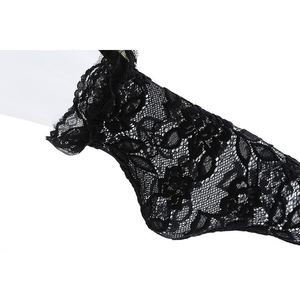 2020 all'ingrosso della signora calzini neri di pizzo <span class=keywords><strong>a</strong></span> <span class=keywords><strong>rete</strong></span> calzino corto per le donne - Product Image 2