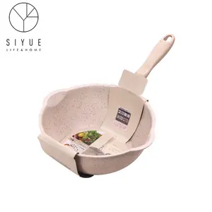 Set di pentole Addensare Pietra Medica Multifunzione di Frittura Dell'uovo Bistecca Pizza Non-stick Pan Friggitrice 2018