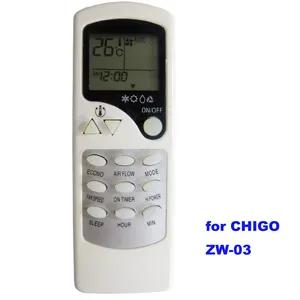 التحكم عن بعد العالمي CHIGO ZW-03 مكيف الهواء التحكم عن بعد دليل