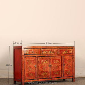 <span class=keywords><strong>Mobili</strong></span> <span class=keywords><strong>Antichi</strong></span> Cinesi in <span class=keywords><strong>Legno</strong></span> Riciclato Dipinto Stile Dongbei - Product Image 3
