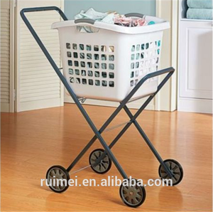 Metal negro de tela organizador de almacenamiento lavandería cesta Carro con Hotwheels - Product Image 2