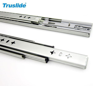 CS2053ZN 53mm 1200MM <span class=keywords><strong>longueur</strong></span> 120KG charge Non-déconnexion fermeture douce roulement à billes robuste glissière de tiroir pour meubles - Product Image 3
