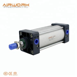 SC 100 350 사각 롱 스트로크 공압 에어택 에어 실린더 피스톤 로드 OEM 제조업체 공장 공급업체 - Product Image 1