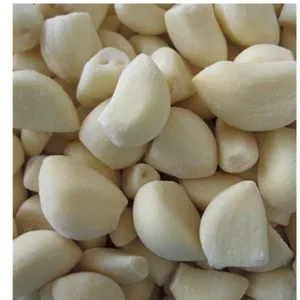 China White 10kg Karton BRC-zertifizierter IQF Gemüse gefrorener Knoblauch