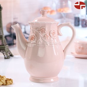 Dolomita galzing vid <span class=keywords><strong>de</strong></span> la flor <span class=keywords><strong>de</strong></span> diseño en relieve <span class=keywords><strong>de</strong></span> cerámica botella <span class=keywords><strong>de</strong></span> <span class=keywords><strong>agua</strong></span> <span class=keywords><strong>de</strong></span> la tetera cafetera olla la leche - Product Image 1