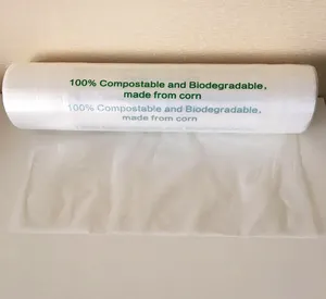 High Transparency 100% Compostable Produce Bag Super Market Bags Biodegradable Fruit Bag On Roll