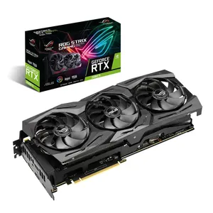 מותג asus rog strix rtx2080ti a11g משחקים בשימוש כרטיס גרפיקה עם 11g gddr6 זיכרון 650w של psu מומלץ