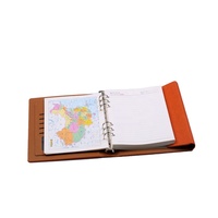 OUV Planner à trois feuilles mobiles en cuir PU avec fermeture magnétique