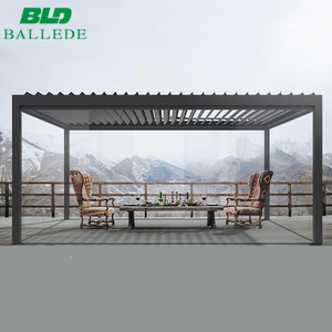 Diseño moderno <span class=keywords><strong>de</strong></span> <span class=keywords><strong>aluminio</strong></span> louvred techo pérgola para <span class=keywords><strong>porche</strong></span> - Product Image 5