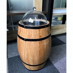 Conteneur de stockage en <span class=keywords><strong>bois</strong></span> rond personnalisé en gros <span class=keywords><strong>pour</strong></span> l'emballage de fruits secs <span class=keywords><strong>pour</strong></span> les magasins de fruits - Product Image 2