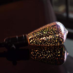 Efecto de fuegos artificiales de luz 3D LED Bombilla de luz de fuegos artificiales de colores multicolores <span class=keywords><strong>Edison</strong></span> ST64 Bombilla de filamento Led para fiesta de vacaciones Disco Bar - Product Image 5