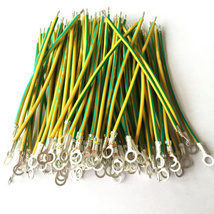 Personalizzato varie dimensioni 4 6 8 10 1/4 5/16 <span class=keywords><strong>3</strong></span>/8 1/2 anello linguetta terminale forcella forcella terminale a pavimento cablaggio - Product Image 3