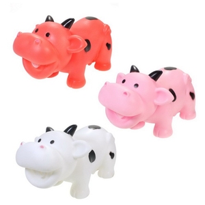 Toptan evcil hayvan tedarikçileri renkli yapmak ses Squeaker kükreyen domuz Pet oyuncaklar vinil köpek oyuncak - Product Image 3
