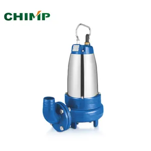 Chất Lượng Cao 7.5hp Thép Không Gỉ Cắt Cánh Quạt Chìm Nước Thải Bơm